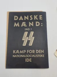 Original Dansk sjælden SS hverve folder