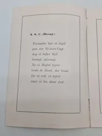 Original N.S.U jubilæums skrift fra 1944, kendes i meget få eksemplarer