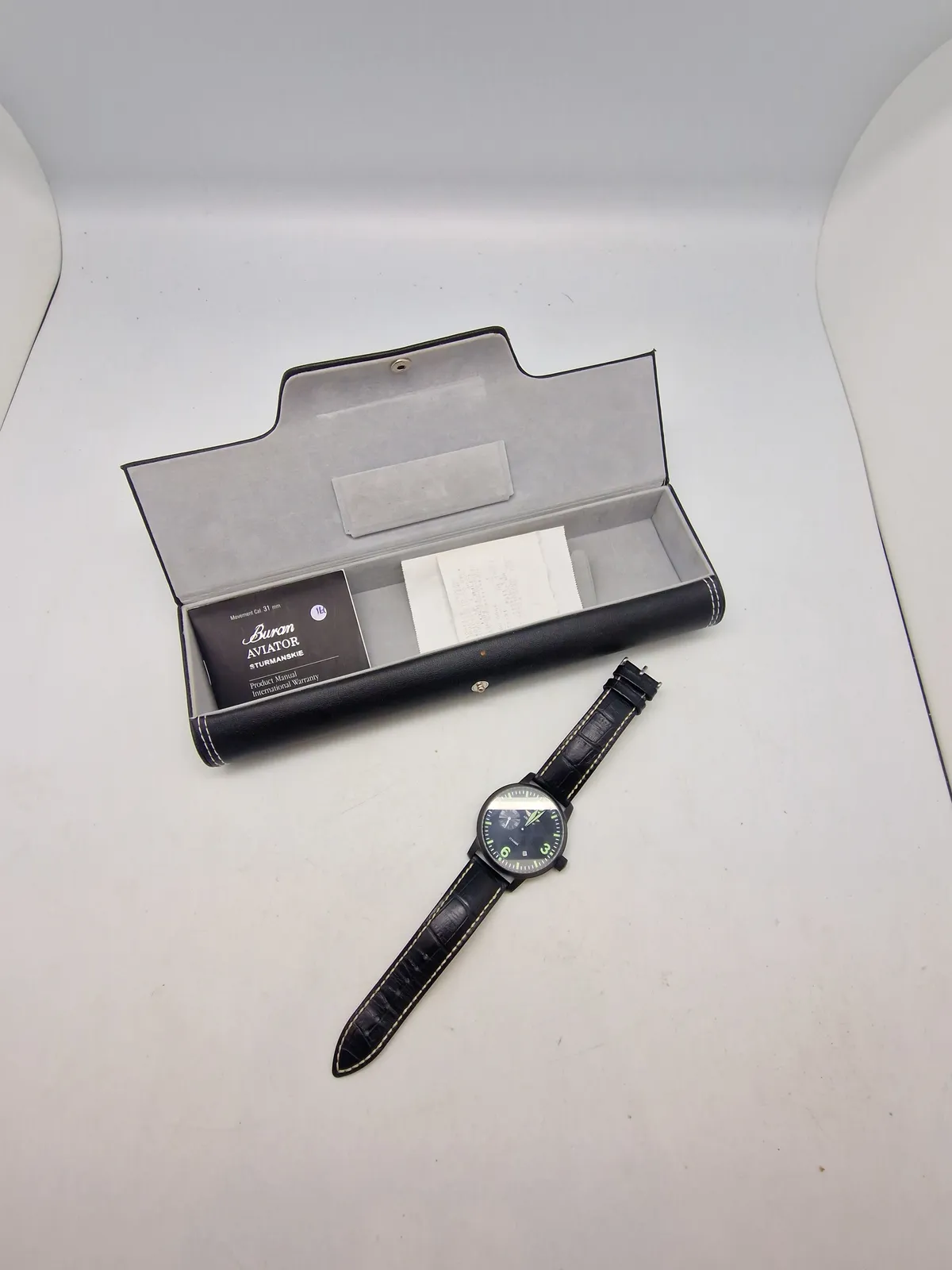 Originalt Poljot Aviator 3105 Aviator Watch Russian Analog Watch full set fra 2010