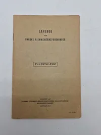 Dansk militær lærebog Vaabenlære Danske hjemmeværnsforeninger