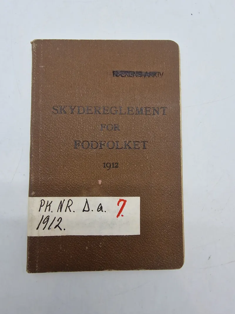 Skyde reglement for fodfolket 1912