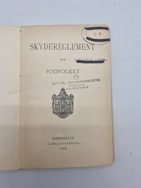 Skyde reglement for fodfolket 1912