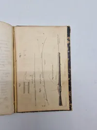 Ekstremet sjælden bog om våbenlære 1855