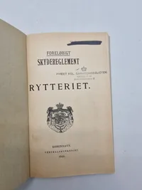 Skyderelement rytteriet 1913