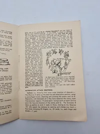 Originalt Engelsk WW2 hæfte granat træning