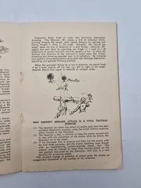 Originalt Engelsk WW2 hæfte granat træning