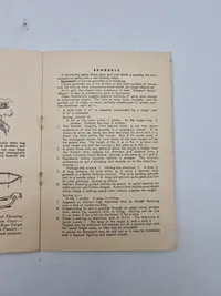 Originalt Engelsk WW2 hæfte granat træning