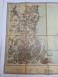 Originale Danske Militærkort WW1 og frem