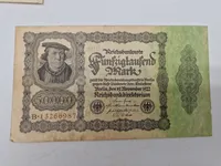 Samling Tyske pengesedler
