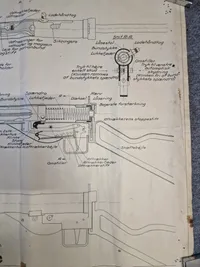 Original undervisnings planche stengun