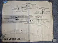 Original undervisnings planche stengun