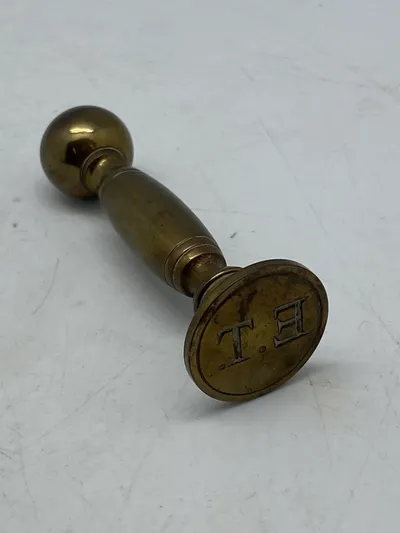 Originalt E.T stempel, messing