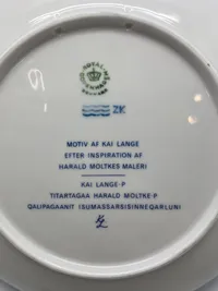 Original Royal Copenhagen plakette - Knud Rasmussen