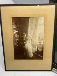 To ældre soldater fotos med ramme
