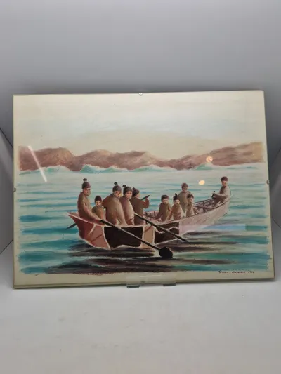 Original Grønlandica tegning - Jørgen Eskildsen