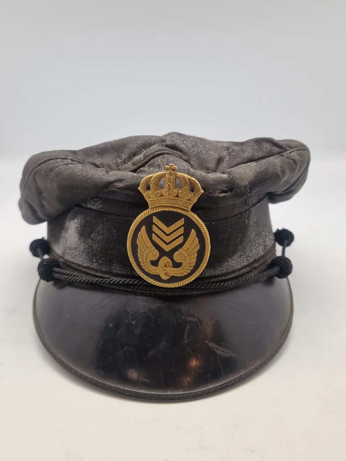 Original kasket fra de svenske statsbaner