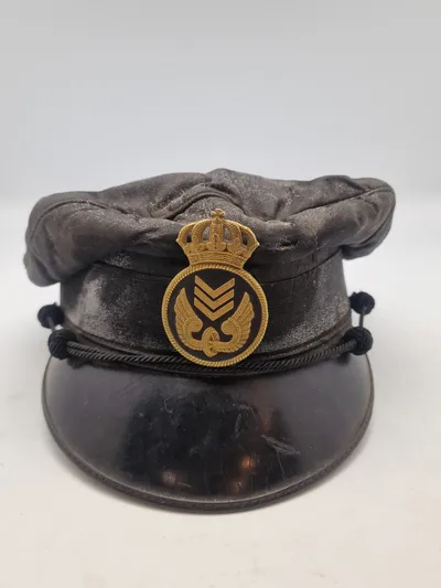 Original kasket fra de svenske statsbaner