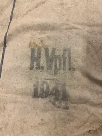 Original Wehrmacht Heeresverpflegung H.VpFl. 1941 sæk