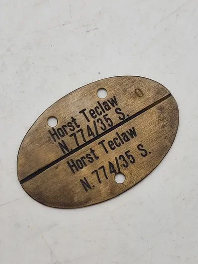Originalt tysk Kriegsmarine erkennungsmarke, ww2 (Nordsee)