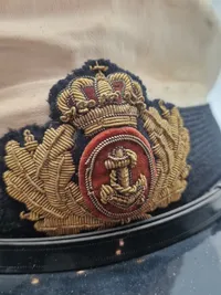 Original kasket fra det danske søværn - Officers klassen