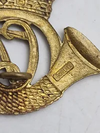 Originalt baretmærke fra det danske Jægerkorps
