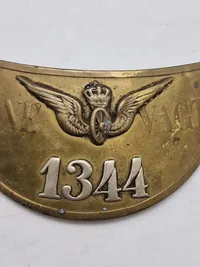 Original ringkrave for banevagt