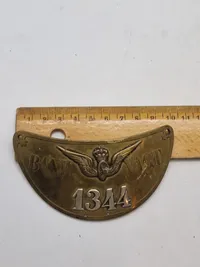 Original ringkrave for banevagt