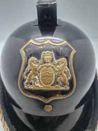 Original dansk politihjelm (panserbasse) fra 1930’erne