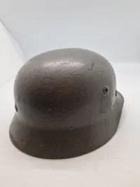 Original tysk hjelm, ww2 - genbrugt af Lokal Forsvars Region “V”
