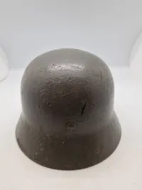 Original tysk hjelm, ww2 - genbrugt af Lokal Forsvars Region “V”
