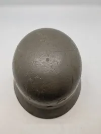 Original tysk hjelm, ww2 - genbrugt af Lokal Forsvars Region “V”
