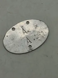 Originalt Kriegsmarine erkennungsmarke, ww2 (Nordsee)