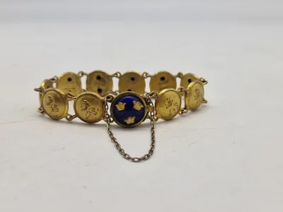 Veludført originalt svensk militær armbånd