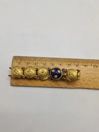 Veludført originalt svensk militær armbånd