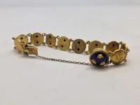 Veludført originalt svensk militær armbånd