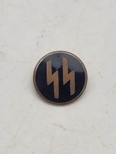 Originalt ustemplet Dansk produceret SS pin ( Heimburger)  kendes i få eksemplarer