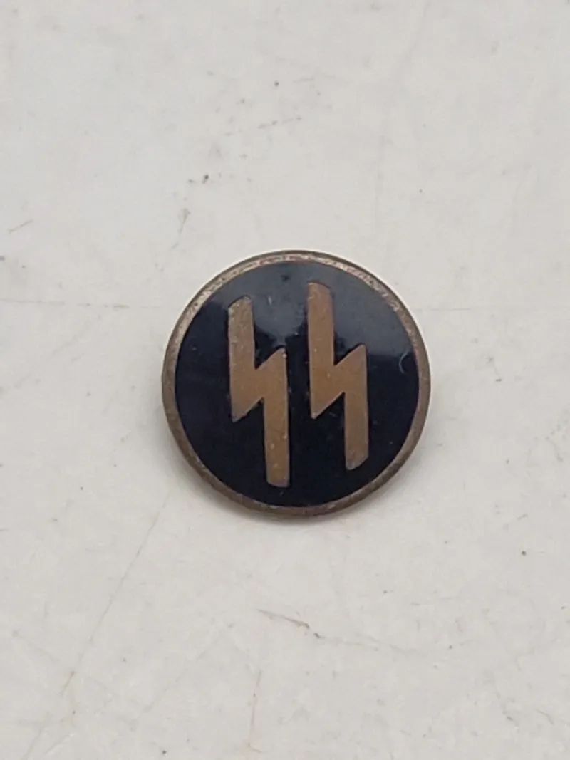 Originalt ustemplet Dansk produceret SS pin ( Heimburger)  kendes i få eksemplarer