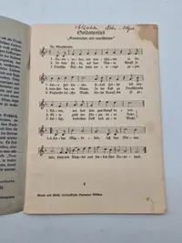 Originalt tysk sanghæfte, ww2