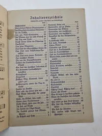 Originalt tysk sanghæfte, ww2