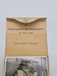 Original ww2 billedserie - Bomber over København