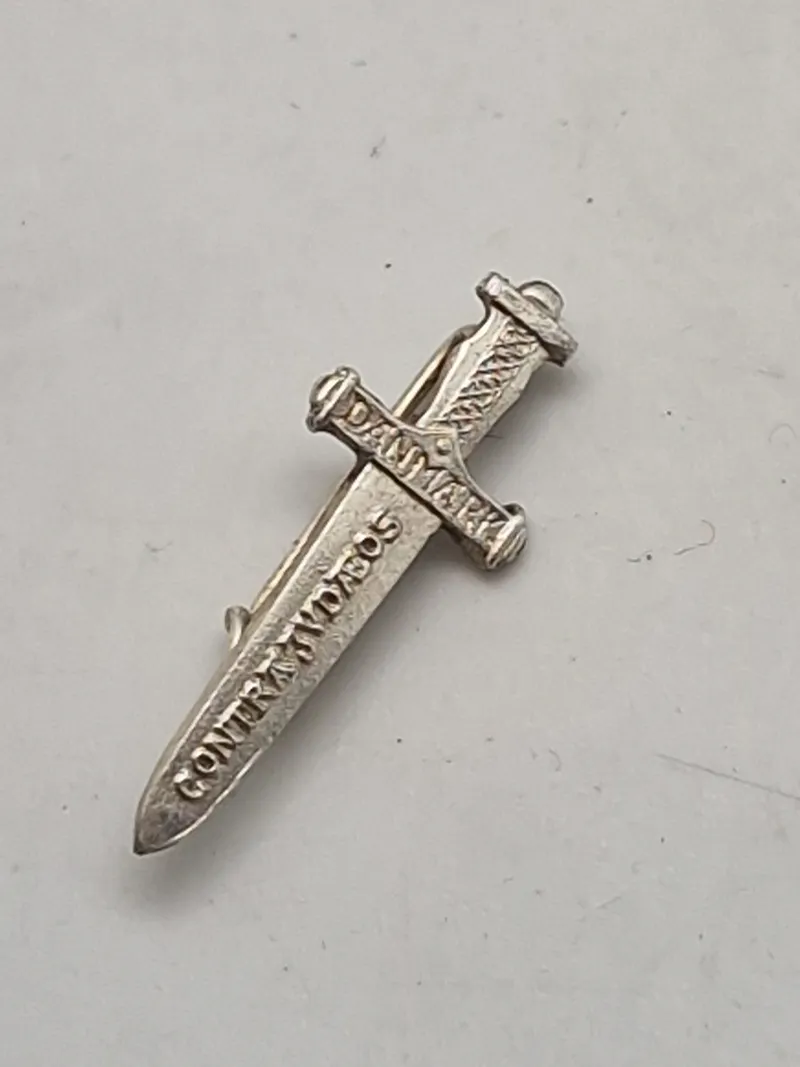 Original Dansk Anti jødisk liga WW2 nål