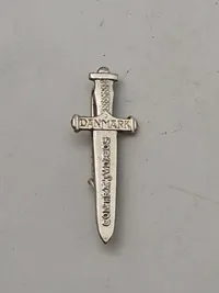 Original Dansk Anti jødisk liga WW2 nål