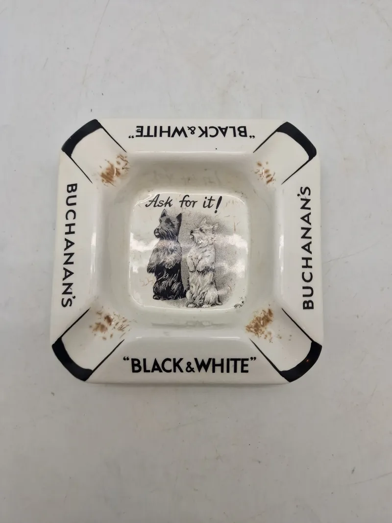 Black & White askebæger 1940-erne