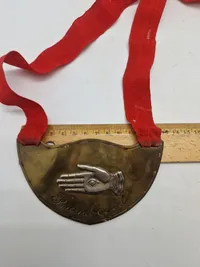 Originalt Dansk brandfoged skilt 18 tallet