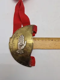 Originalt Dansk brandfoged skilt 18 tallet