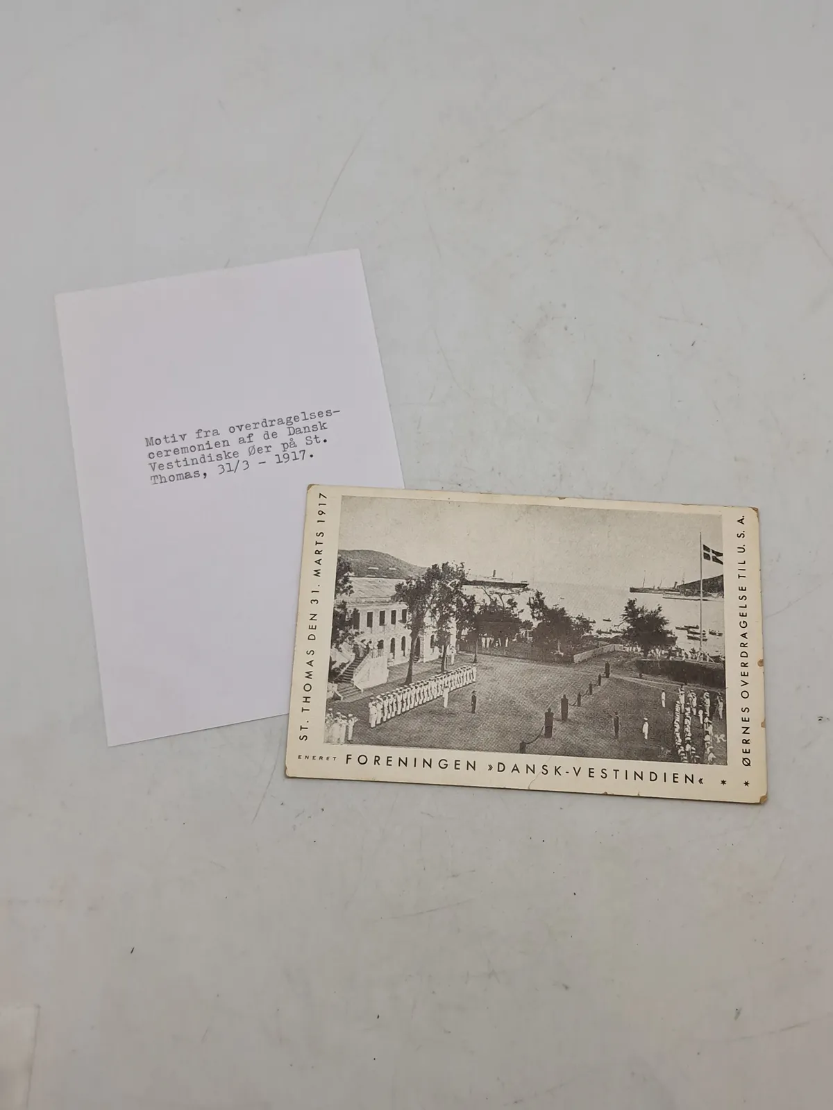 Original Dansk Vestindien postkort