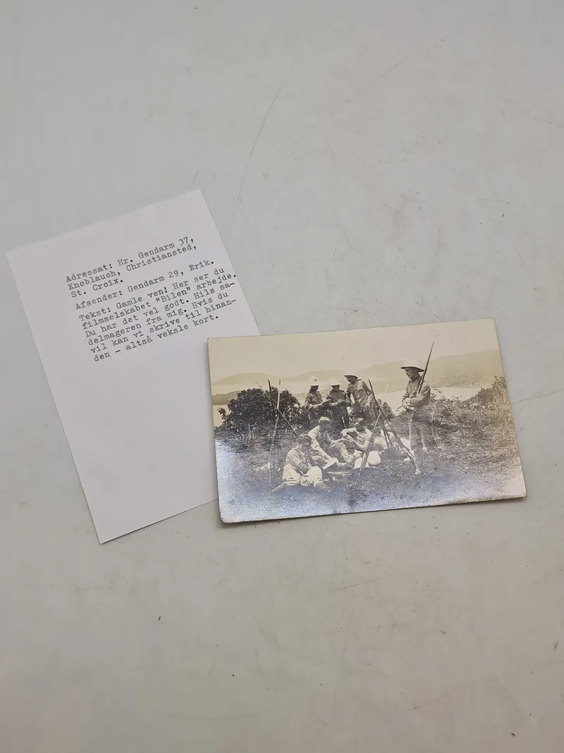 Original Dansk Vestindien postkort