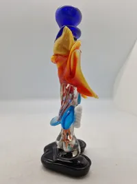 Vintage Murano Hand Blown Glass Clown Made In Italy
