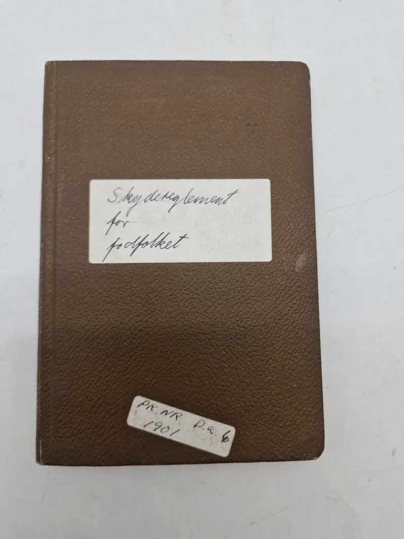 Skydereglement for fodfolket 1901