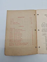 Originalt hæfte - Small Arms Training, ww2
